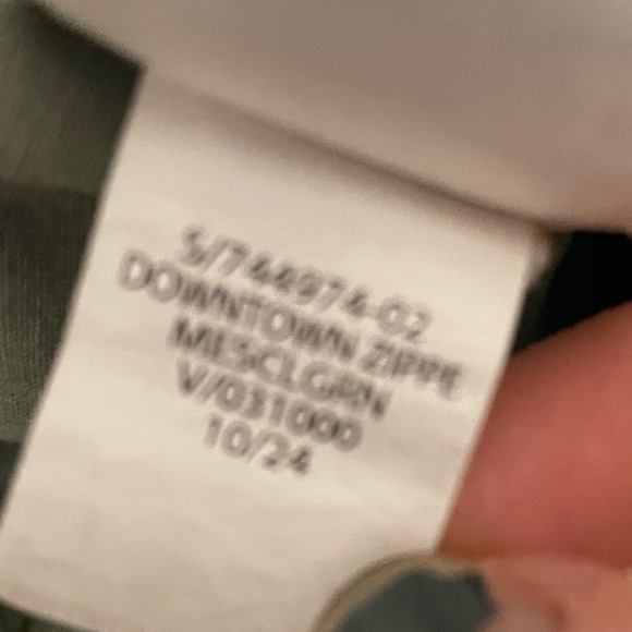 GAP Downtown Zipper Jogger Pants Women's XL Tall Olive Green Cargo Utility - Picture 6 of 7